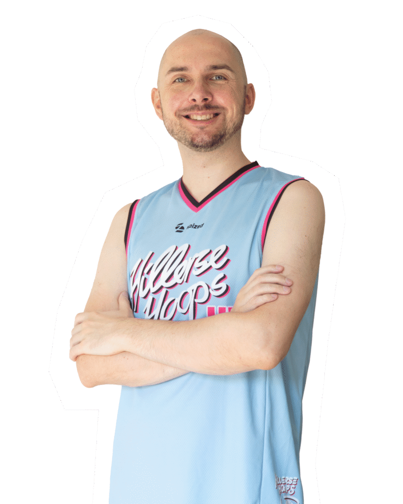 Jan Rotermund Basketball Trikot Front Hillerse Hoops