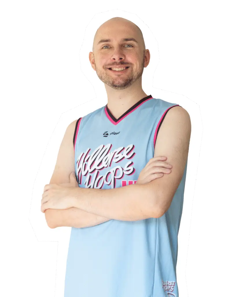 Jan Rotermund Basketball Trikot Front Hillerse Hoops
