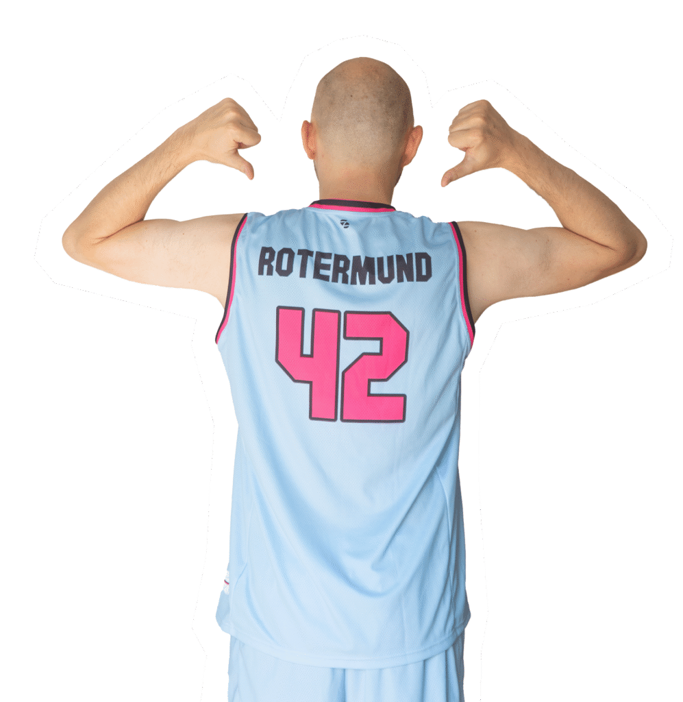 Jan Rotermund Basketball Trikot Nummer 42 R&uuml;cken